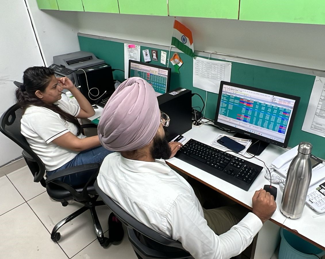 Young Asian man uses laptop to work on financial management. Financial transactions and use of